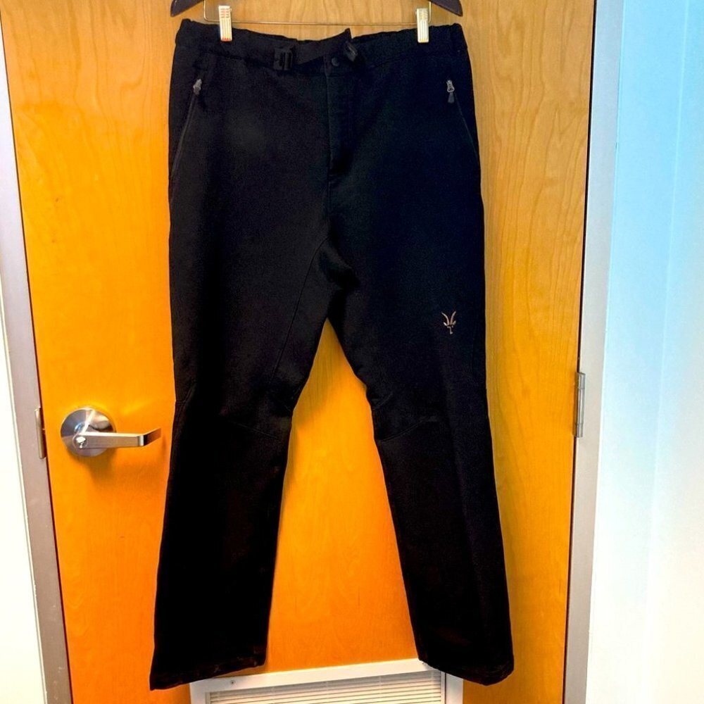 IBEX Sz L Peak ClimaWool Polyester Merino Wool Blend Pants Made in Canada